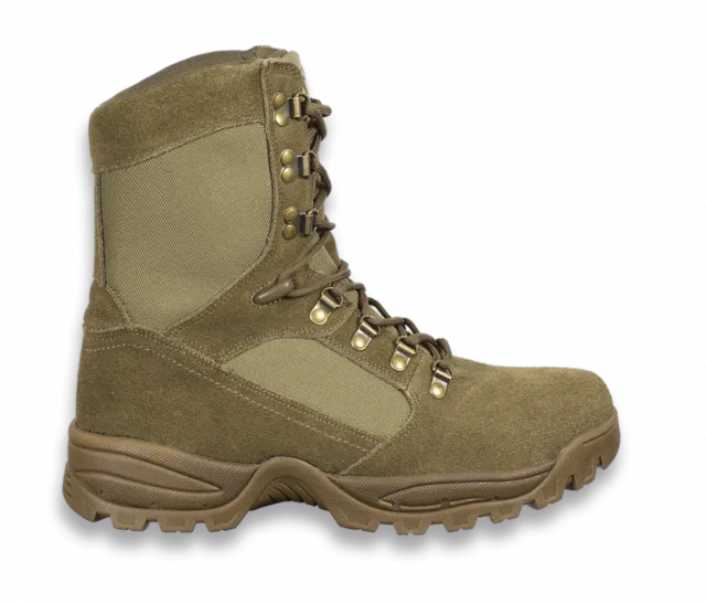 Botas Tacticas De Piel De Serraje Taser Twister Color Army, Con Sistema De Torsión, Nylon Denier 1000d, Doble Cosido, Talla 41