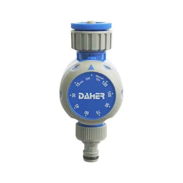 Temporizador mecánico de riego Electro DH, automático o manual, tiempo apagado de 15 a 120 minutos, 92.328