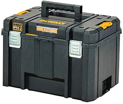 Black & Decker DWST83346-1 caja de herramientas Negro, Amarillo Aluminio
