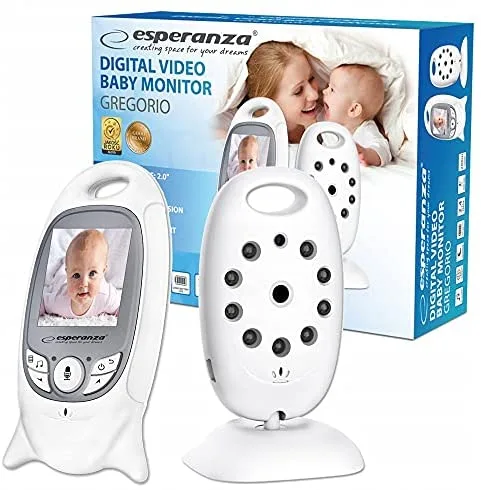 Esperanza EHM001 video-monitor para bebés 260 m Blanco
