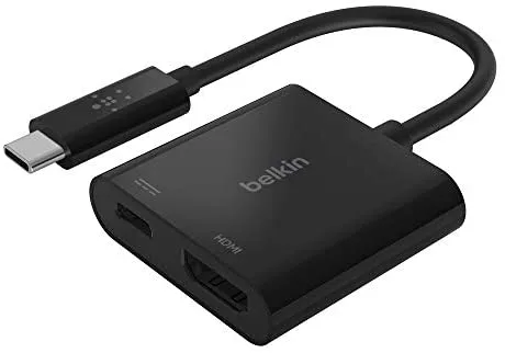 Belkin AVC002BTBK hub de interfaz USB 3.2 Gen 1 (3.1 Gen 1) Type-C Negro