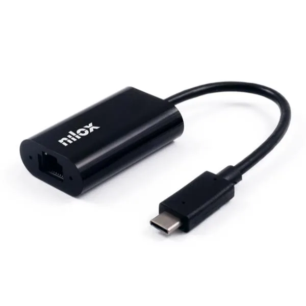 CABLE ADAPTADOR NILOX TIPO C A ETHERNET MACHO HEMBRA