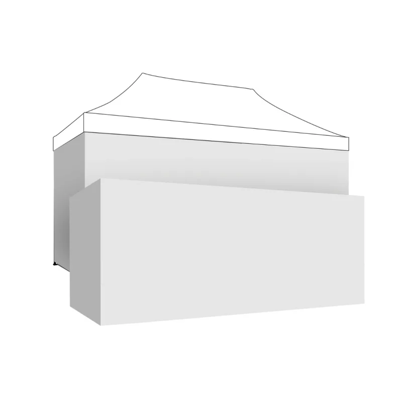 Juego de 4 Lonas Laterales Para Gazebo 3X4,5M Con Velcro