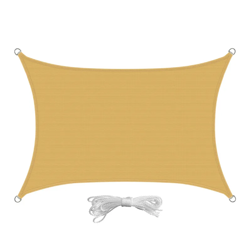 Santa Barbara - Vela de sombra rectangular 600x400 cm en PE 180g/m²