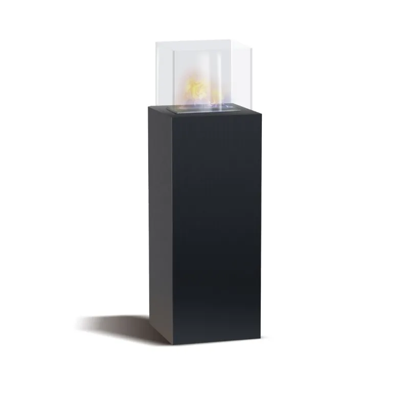 Marcantonio - Chimenea de bioetanol independiente, de pie, dimensiones 40x40xH112 cm