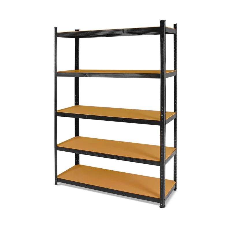 Brace 120 - Estantería cargas pesadas de metal y MDF con 5 estantes 180x120x40 cm