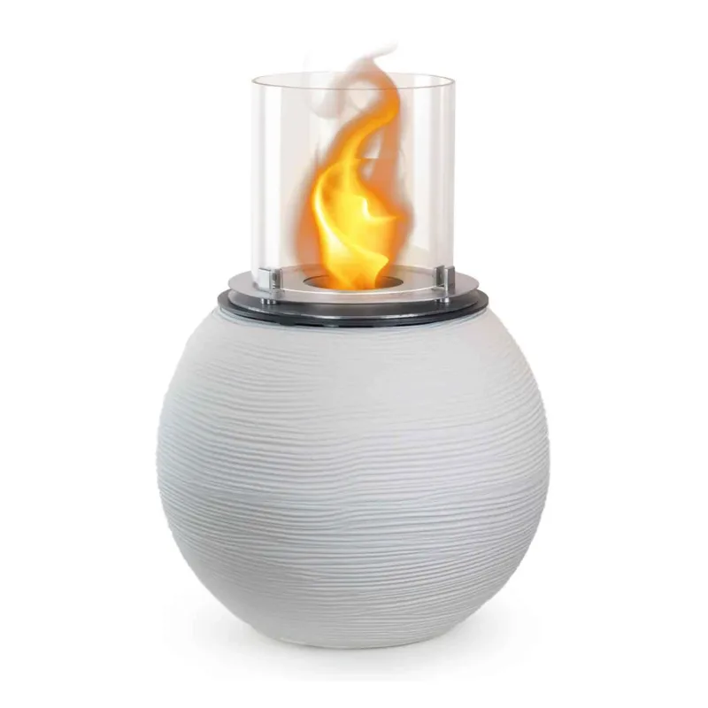 Botticelli - Chimenea de bioetanol de suelo ø 40xH54 cm