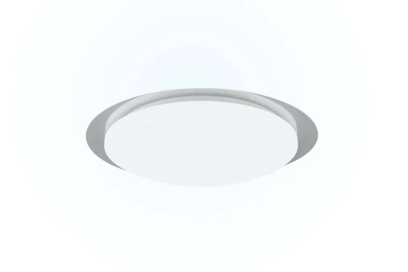 Frodeno H2O Plafoniera Led Stellata Rgb Con Telecomando Multifunzione Bordo Trasparente Ip44 D. 48Cm