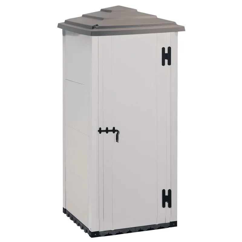 Urban 80 - Caseta de jardín de pvc 82x82xH203 cm