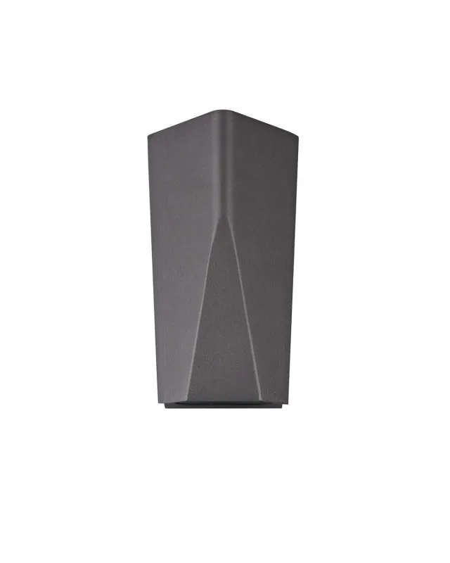 Tay Applique Ledchip Osram Da Esterno Fusione Di Alluminio Colore Antracite Biemissione H. 20Cm Ip65