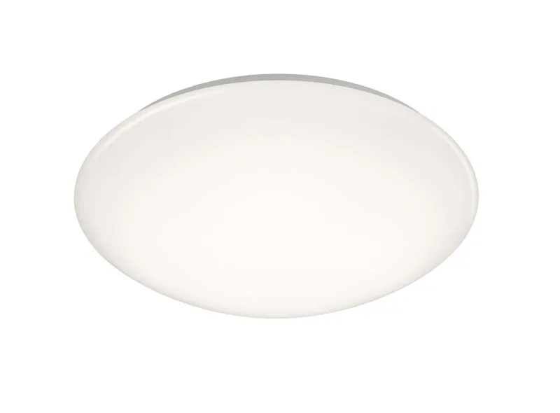 Pollux Plafoniera Led Con Sensore Di Movimento Diffusore Metacrilato Bianco Ip44 D. 40Cm