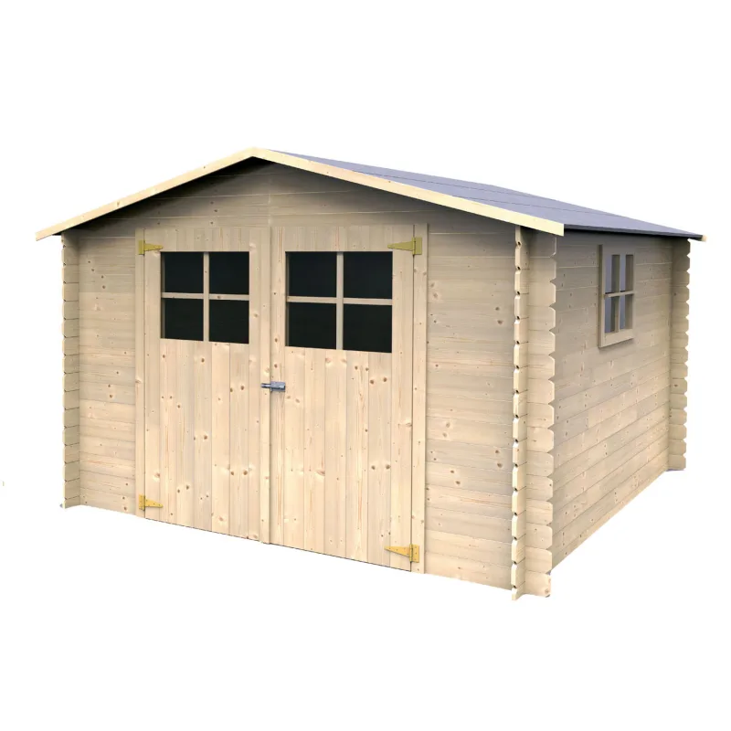 Mont Blanc - Caseta de jardín de madera de abeto 269X269Cm