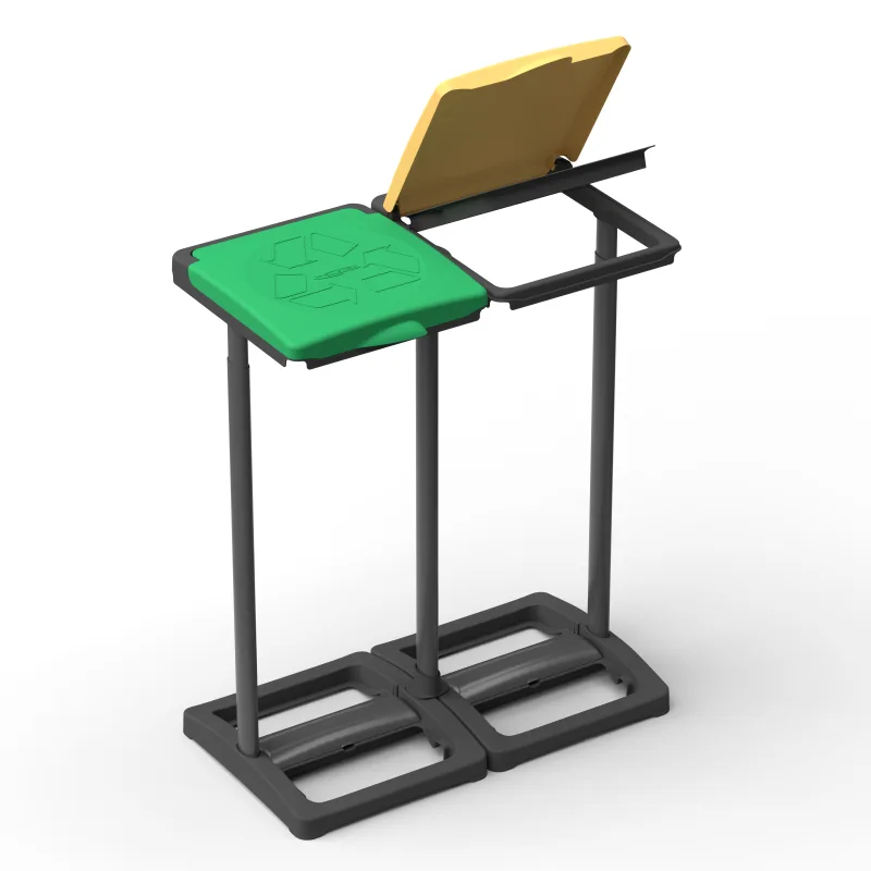 Soporte de bolsa-Portarresiduos Bis para reciclaje 64x36xH80 cm