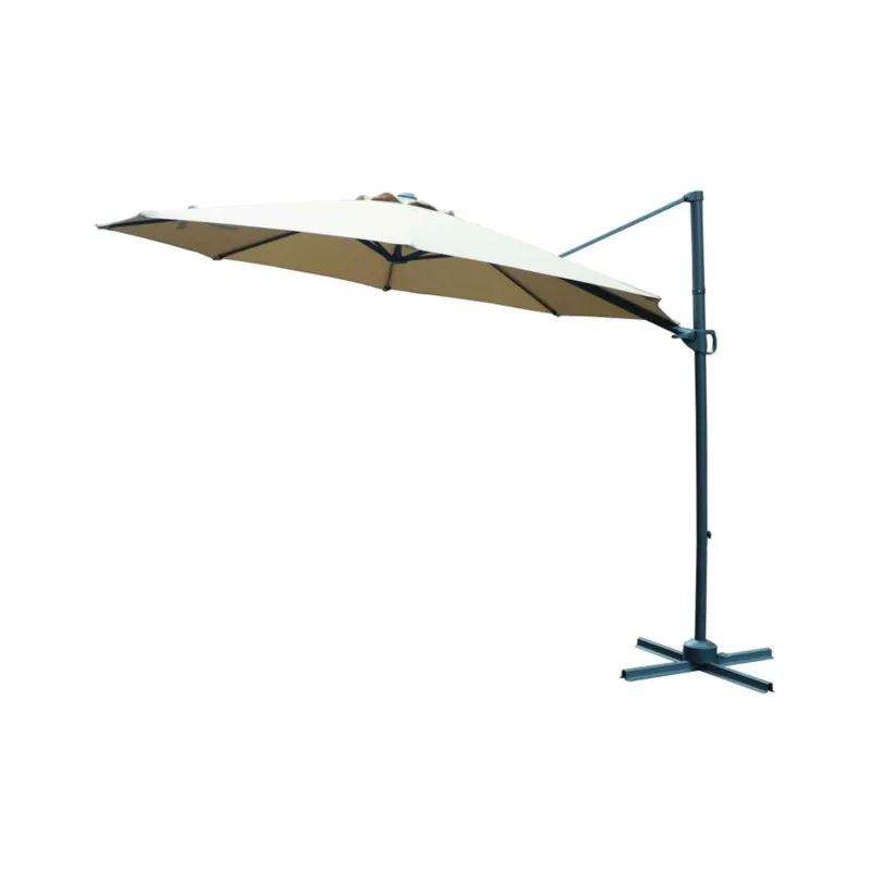 Alu Prestige - Parasol de jardín excéntrico Ø 300 cm