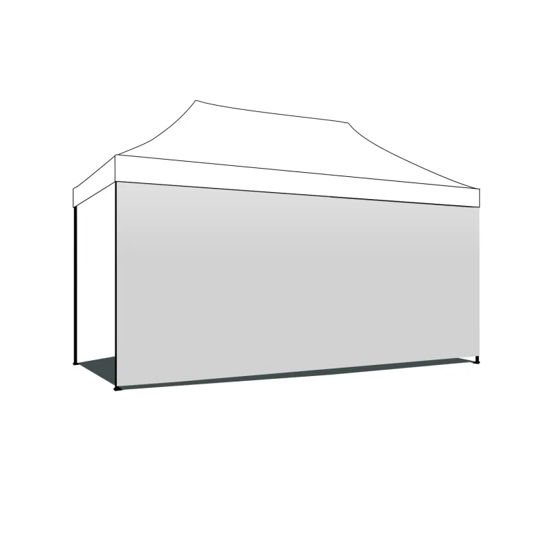 Toldo lateral para gazebo de jardin 450xH200 cm