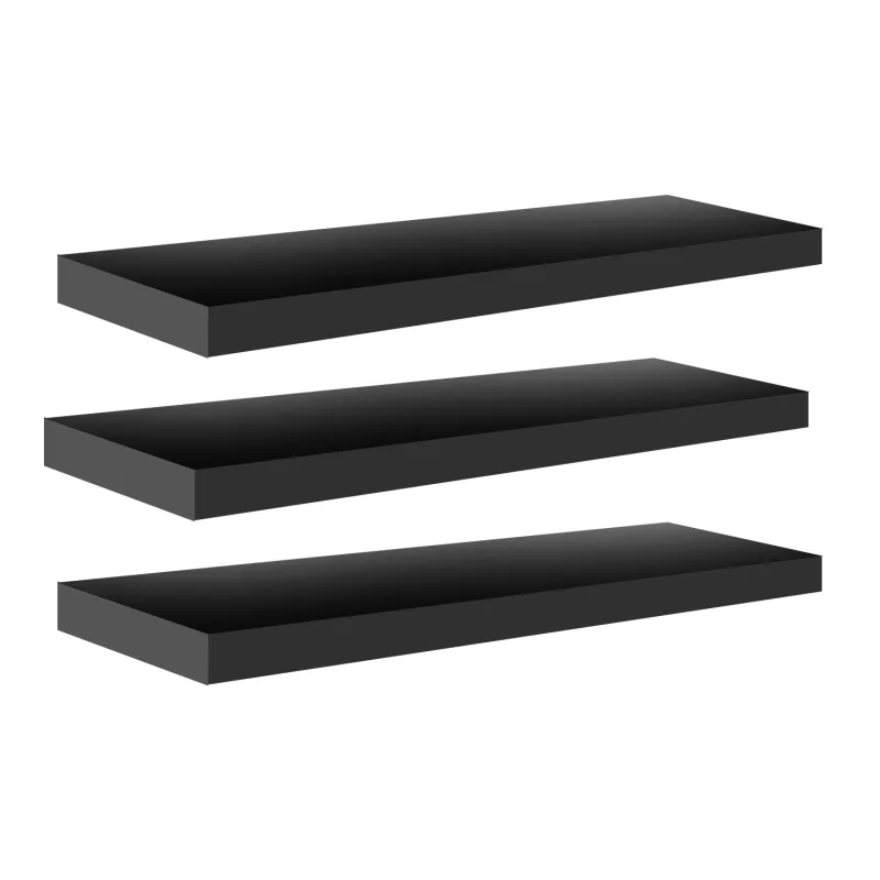 Estantes Ocultos Con Led (Juego 3 Estantes: M + M + M)