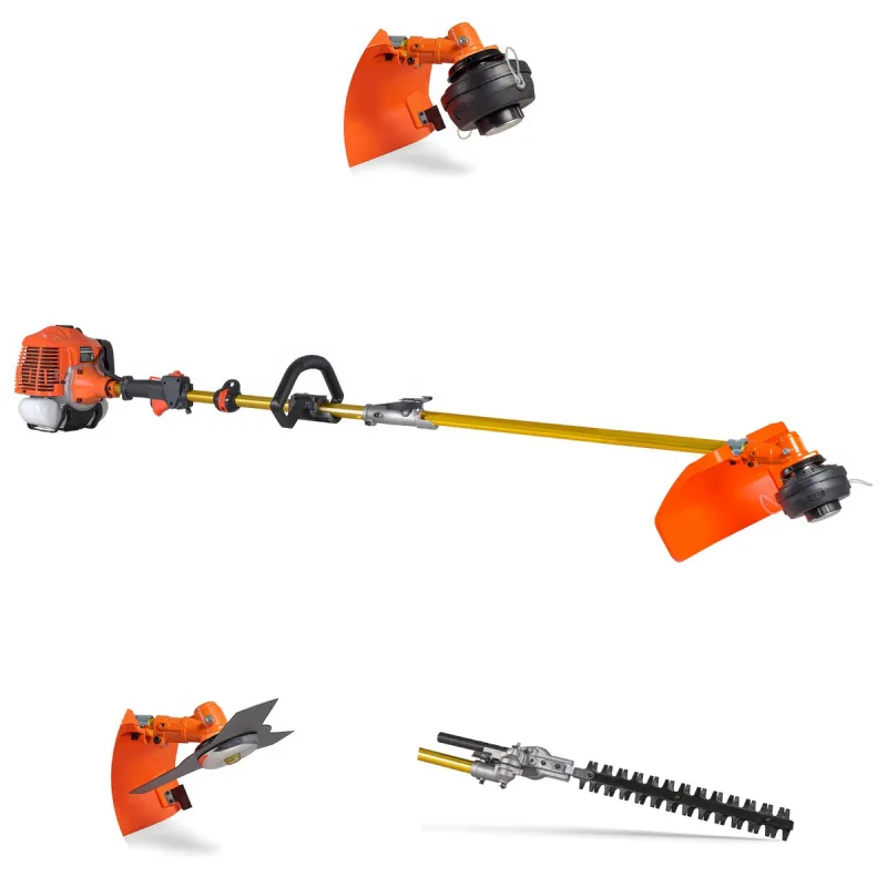 Monster 620 - Desbrozadora multifunción 3 en 1 con motor de 2 tiempos, disco de 3 dientes, cabeza golpea y avanza y cortasetos