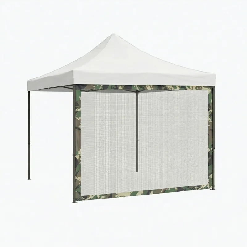 Mosquitera lateral para gazebo de jardín 300x200 cm en PVC