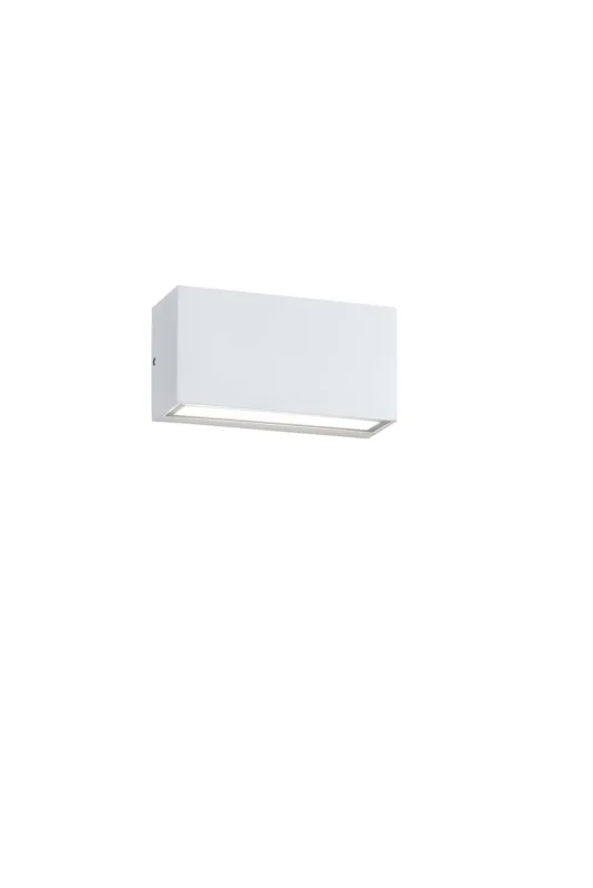 Trent Applique 2 Led Bianca Biemissione L.14 X H.7