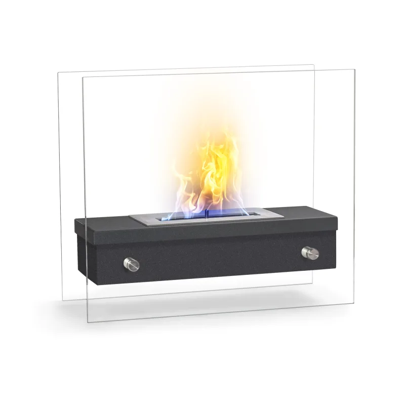 Cleopatra - Chimenea de bioetanol de mesa, para interior y exterior (47x19xH40 cm)