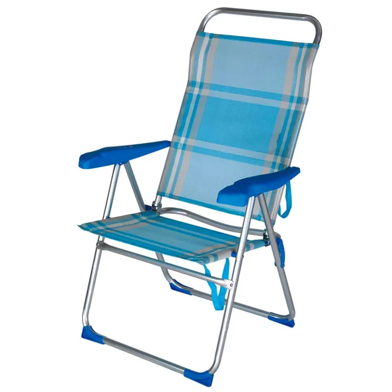 Sun Comfort - Silla de playa plegable con respaldo ajustable