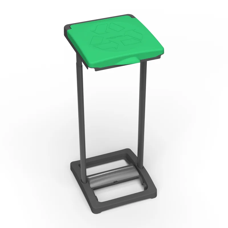 Soporte de bolsa-Portarresiduos Mono para reciclaje 31,5x36xH80 cm