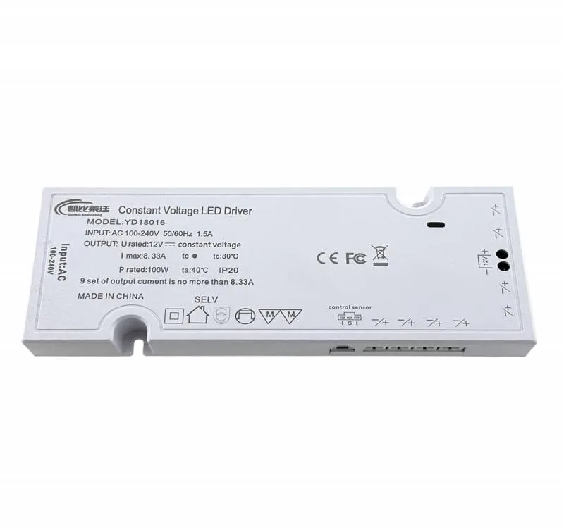 Fuente de alimentación dc12v/100w/833a 9 salidas sensor control