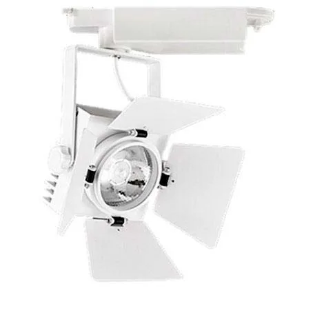Foco carril monofásico cinema chip cree led blanco 35w blanco neutro