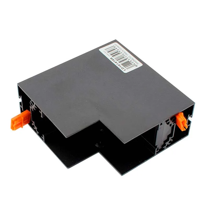 Magnetic track conector pared 90°