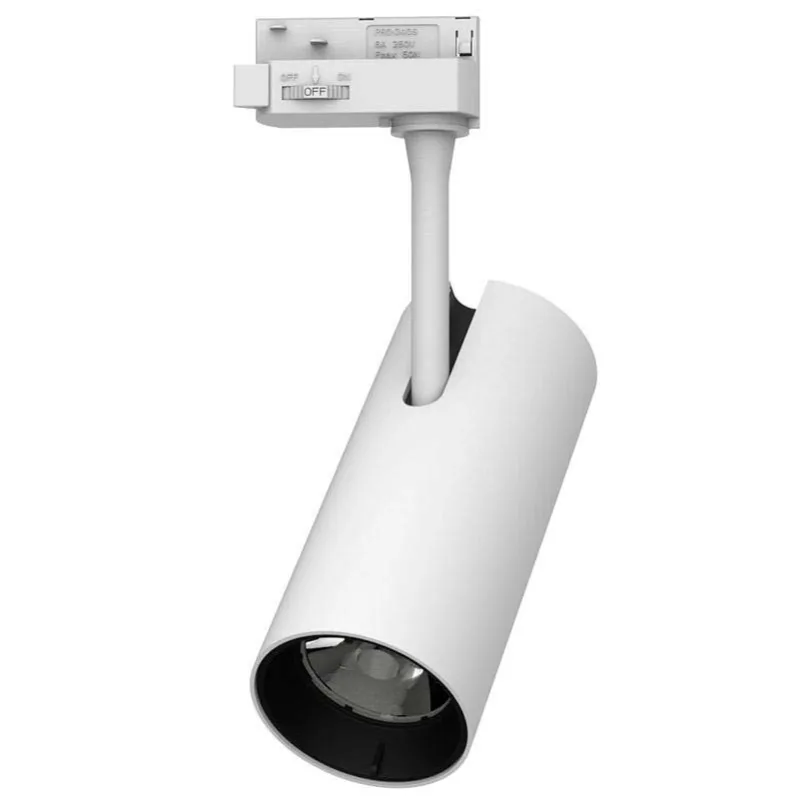 Foco carril trifásico 33w prolux rail chip led cree driver tridonic blanco neutro