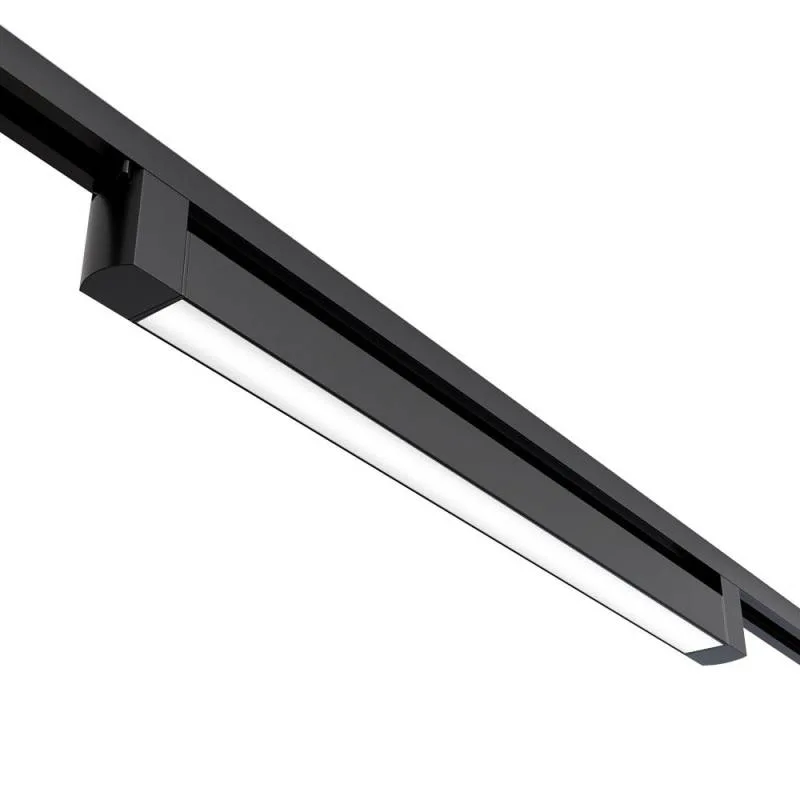 Foco carril lineal ning rail 600 24w negro blanco cálido
