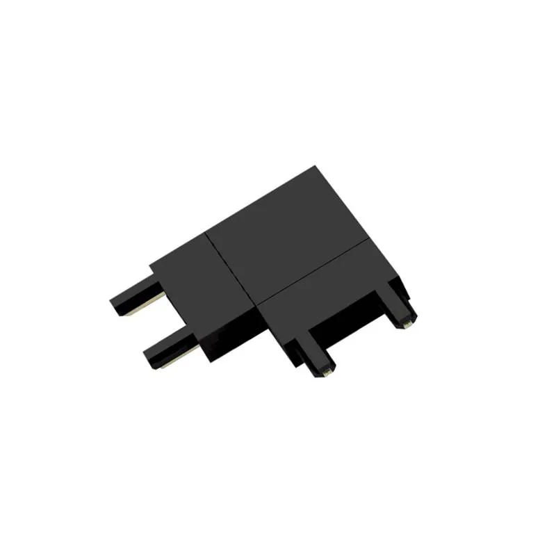 Conector l carril slim 48v negro
