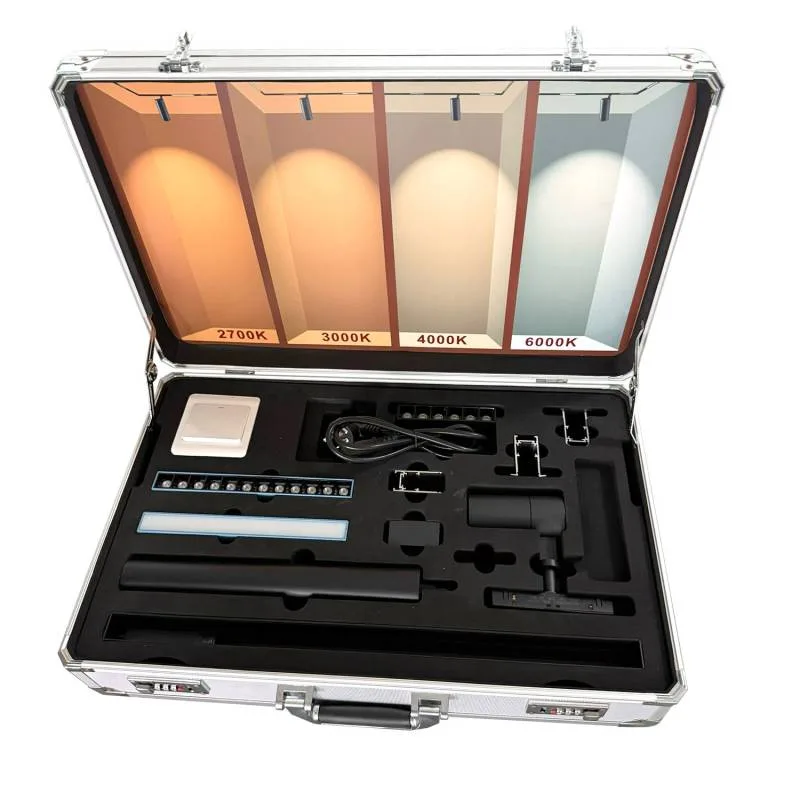 Maletín demo magnetic track