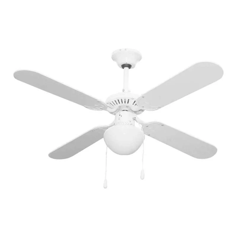 Niklas Fly - Ventilador de techo con luz, interruptor de tirar