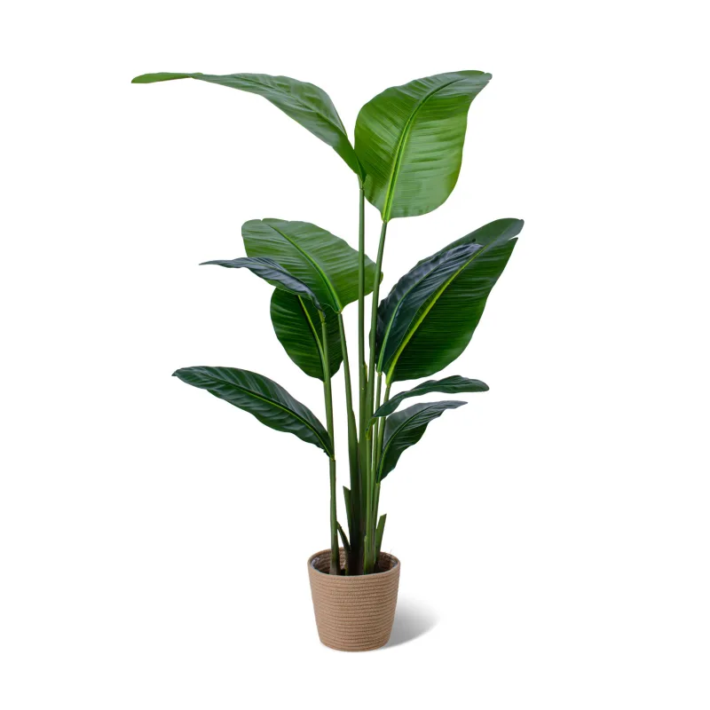 Traveller Banana - Planta artificial en maceta H160 cm