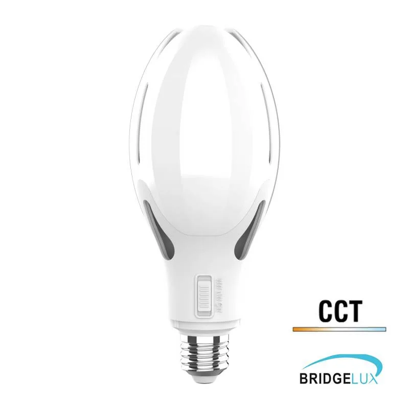 Bombilla led street e27 chip bridgelux 40w 3cct 3000-4000-6000k