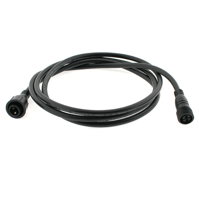 Cable extensión 2 pinx1mm 100cm ip67 negro