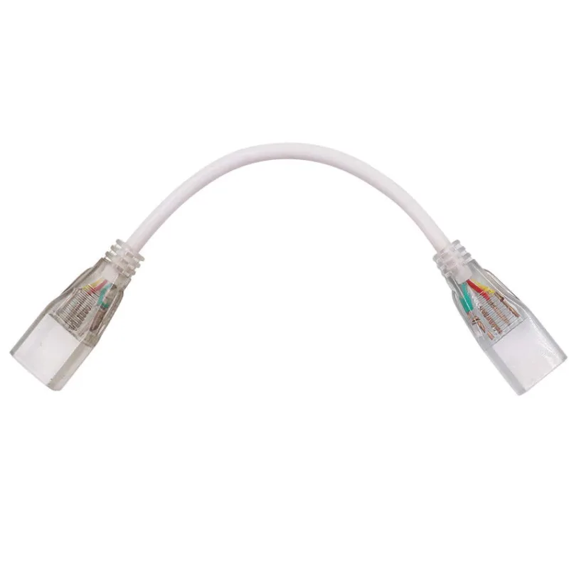 Cable unión intermedia tira led 220v smd5050 rgb - 12mm