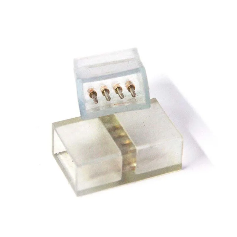 Unión intermedia tira led 220v smd5050 rgb - 185mm