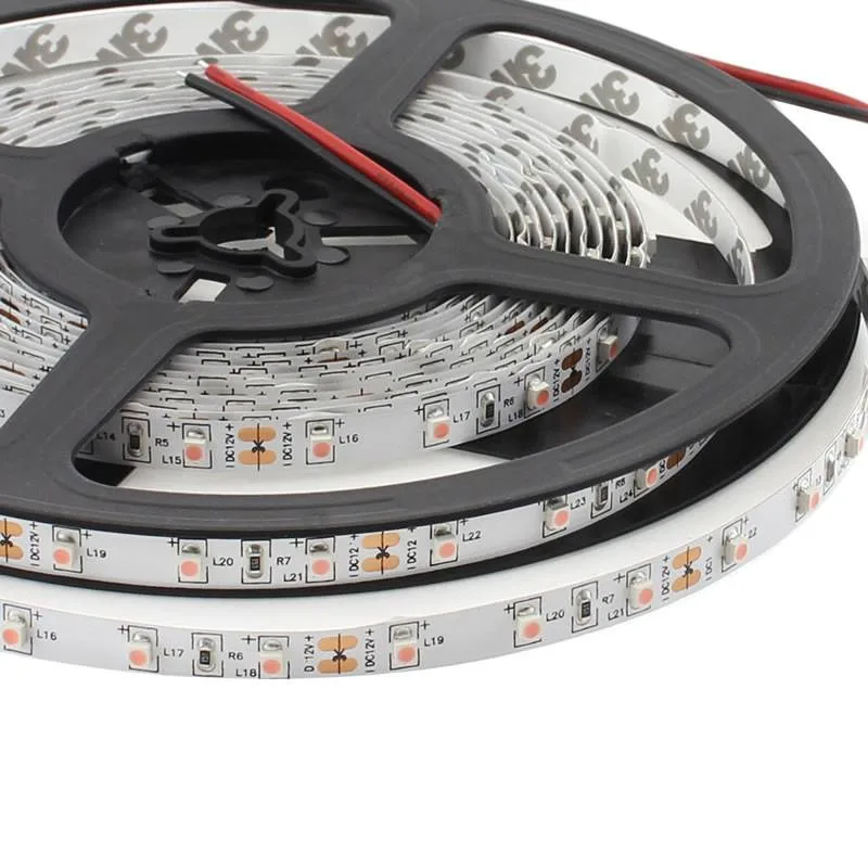 Tira led smd3528 dc12v 5m (60 led/m) rosa - ip20 rosa/magenta