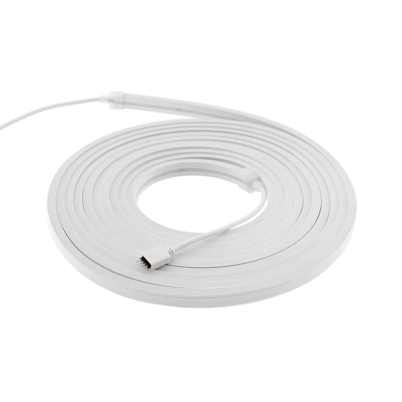 Led neon flex 6x12mm dc24v 240led/m rgb 5m 90w ip67 rgb