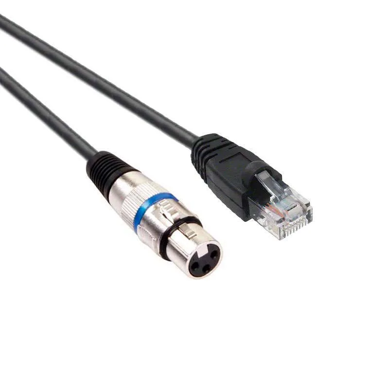 Cable rj45-dmx hembra - 1m