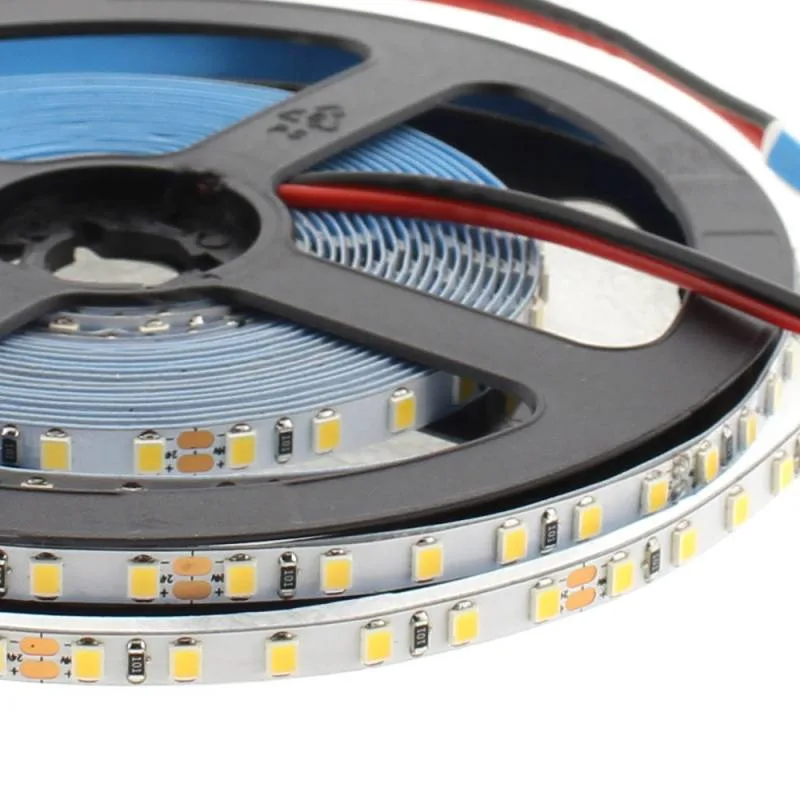 Tira led monocolor smd2835 dc24v 5m (120led/m) pcb 5mm 60w cri 90 - ip20 blanco frío