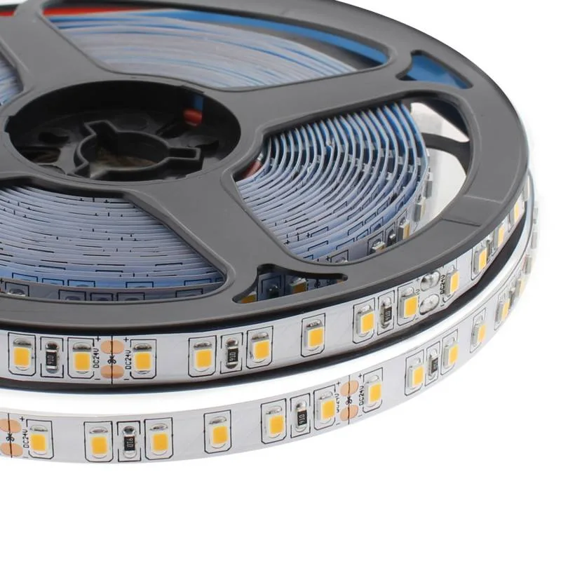 Tira led monocolor smd2835 dc24v 5m (120led/m) 80w ip20 blanco neutro