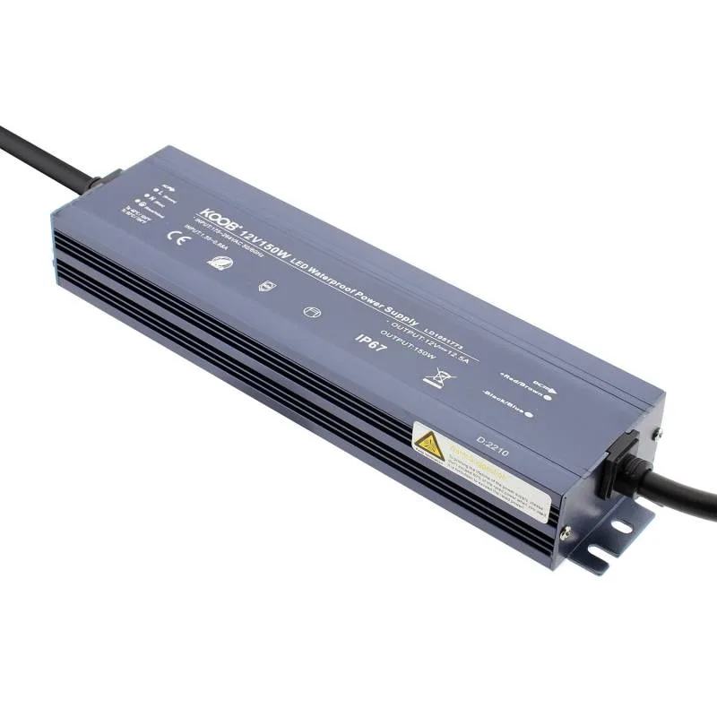 Fuente de alimentación ip67 dc12v/150w/125a