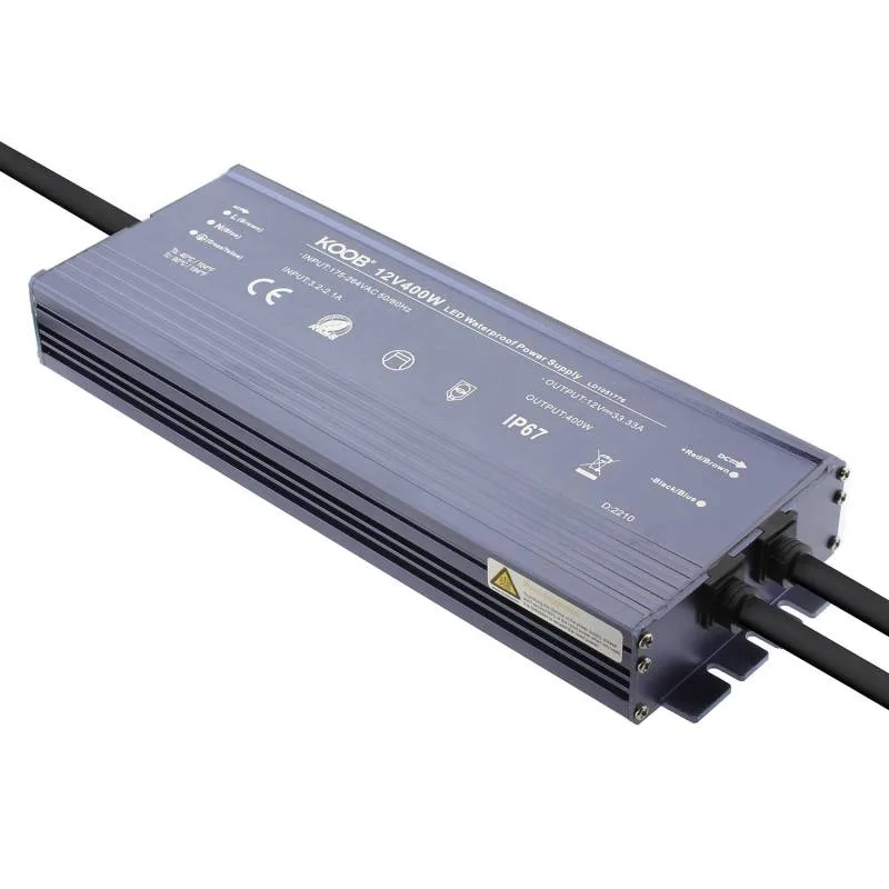 Fuente de alimentación ip67 dc12v/400w33.3a