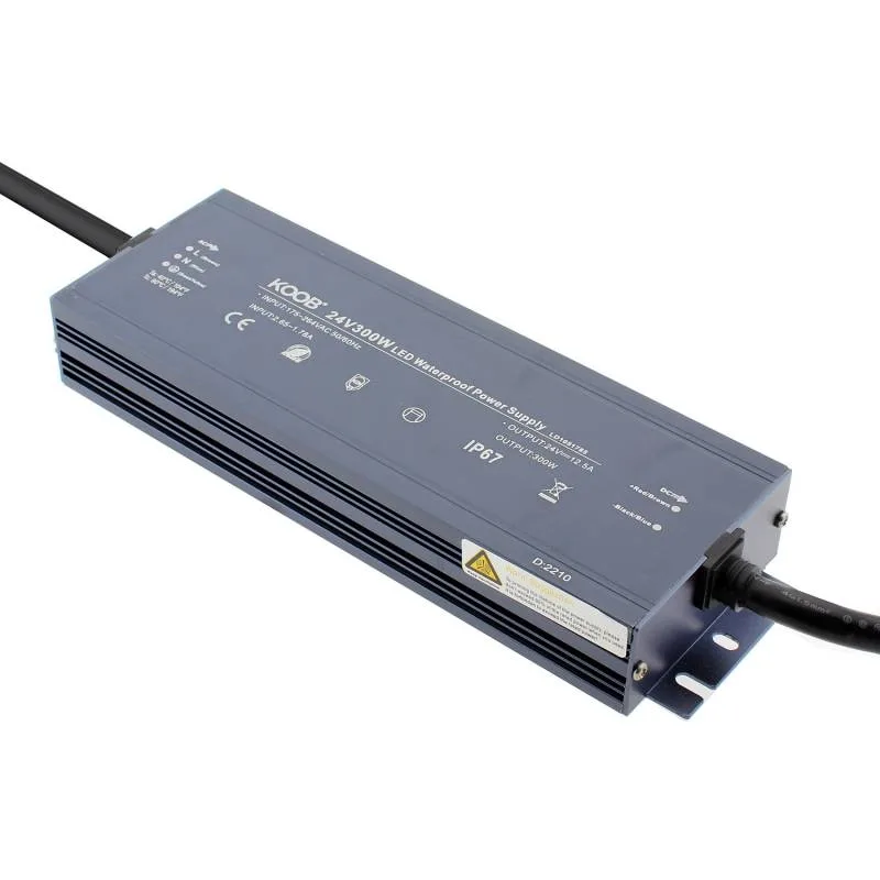 Fuente de alimentación ip67 dc24v/300w/125a
