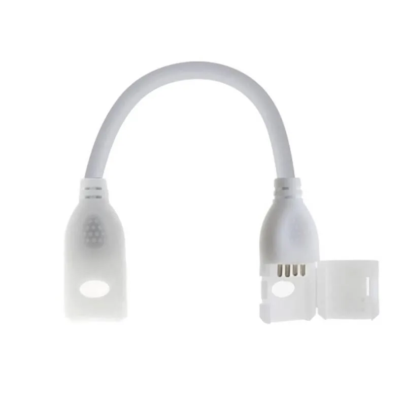 Conector alimentador-tira led 220v-rgb conectores rápidos