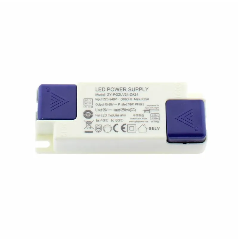 Led driver dc45-80v/18w/280ma