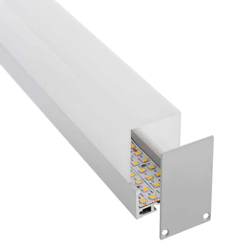 Kit - perfil aluminio masat para tiras led 2 metros